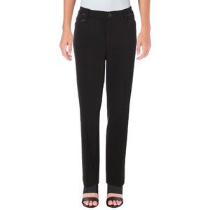 NWT NYDJ Not Your Daughters Jeans Marilyn MOLASSES STRAIGHT Faux Trim